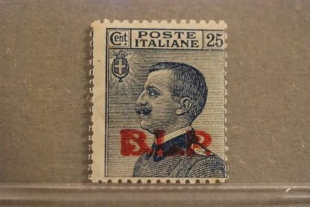REGNO D'ITALIA - 1923, BLP, 25 c. soprastampa tipografica rossa III tipo...