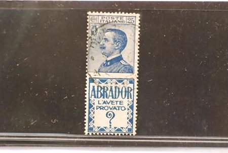 REGNO D'ITALIA - 1924-25, Pubblicitari, 25 c."ABRADOR" (4).(USATO)