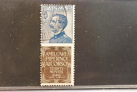 REGNO D'ITALIA - 1924, Pubblicitari, 25 c. PIPERNO (6).(USATO)