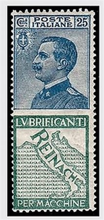 REGNO D'ITALIA - 1925, Pubblicitari, 25 c. "REINACH" (7).(GOMMA INTEGRA)