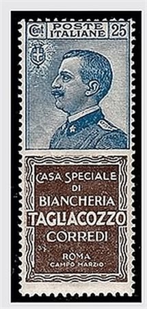REGNO D'ITALIA - 1924, Pubblicitari, 25 c. TAGLIACOZZO (8).(GOMMA INTEGRA)