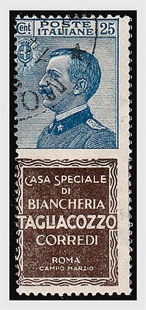 REGNO D'ITALIA - 1924, Pubblicitari, 25 c. TAGLIACOZZO (8). (Cert....