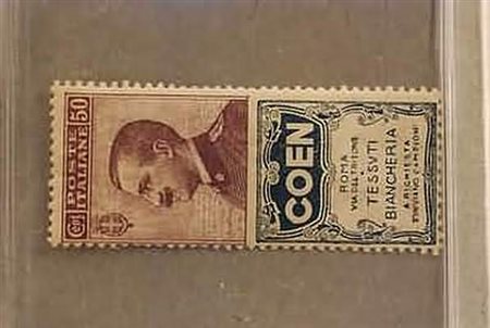 REGNO D'ITALIA - 1924, Pubblicitari, 50 c. COEN (10). (Cert....