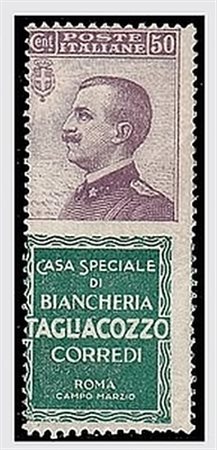 REGNO D'ITALIA - 1924, Pubblicitari, 50 c. TAGLIACOZZO (17). (Cert. R....
