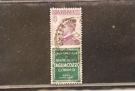 REGNO D'ITALIA - 1924, Pubblicitari, 50 c. TAGLIACOZZO (17). Da...