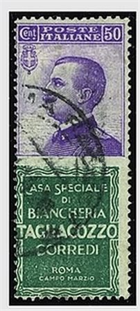 REGNO D'ITALIA - 1924, Pubblicitari, 50 c. TAGLIACOZZO (17). (Donnini).(USATO)