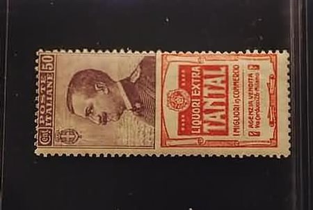 REGNO D'ITALIA - 1925, Pubblicitari, 50 c. TANTAL (18). (Cert. Caffaz).(GOMMA...