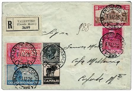 REGNO D'ITALIA - 1924, Parastatali, Cassa Nazionale Assic. Inf. Lavoro, 7...