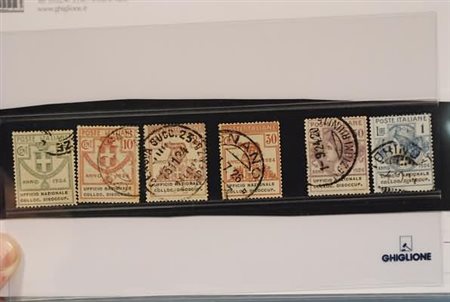 REGNO D'ITALIA - 1920, Parastatali, Ufficio Nazionale Colloc. Disoccup. 6...