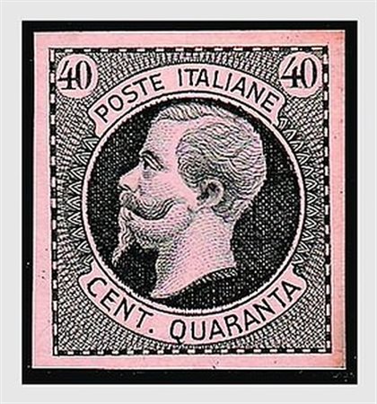 REGNO D'ITALIA - 1863, Saggi Ronchi, 6 valori (mancano 60 c. e 2 lire) in...