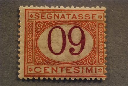 REGNO D'ITALIA VARIETA' - 1890, Segnatasse, 60 c. con cifra capovolta (26a)....