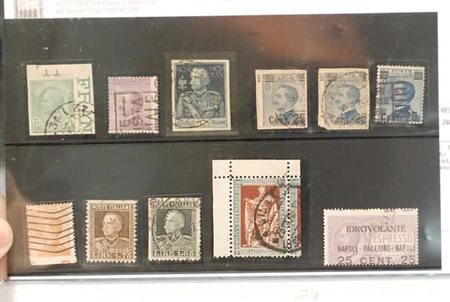 REGNO D'ITALIA VARIETA' - V.E. III, piccolo lotto di 11 varietà. Da...