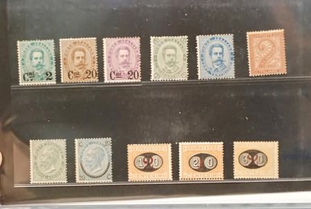 LOTTI REGNO D'ITALIA - 1866-91, V.E. II e Umberto I, lotto di 11 valori (L15,...