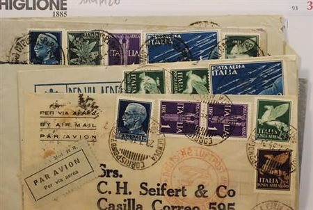 LOTTI REGNO D'ITALIA - 1934-38, 6 buste commerciali + un frontespizio,...