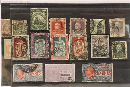 LOTTI REGNO D'ITALIA - V.E. III, 24 esemplari, da esaminare.(USATO)