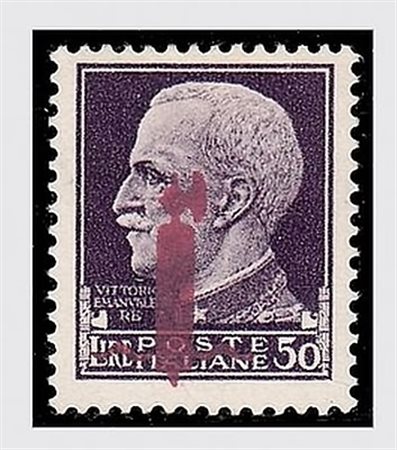 REPUBBLICA SOCIALE ITALIANA - 1944, 50 lire fascio lilla di Firenze (500)....