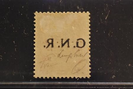 REPUBBLICA SOCIALE ITALIANA - 1944, GNR Verona, posta aerea, 80 cent. arancio...