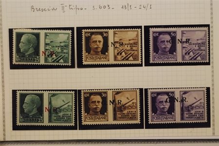 REPUBBLICA SOCIALE ITALIANA - 1944, Propaganda di guerra, GNR Brescia II 12...