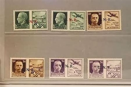 REPUBBLICA SOCIALE ITALIANA - 1943, Propaganda di guerra, GNR Brescia, i 6...