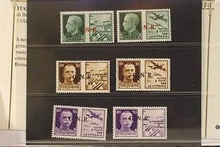 REPUBBLICA SOCIALE ITALIANA - 1943, Propaganda di guerra, GNR Brescia, i 6...