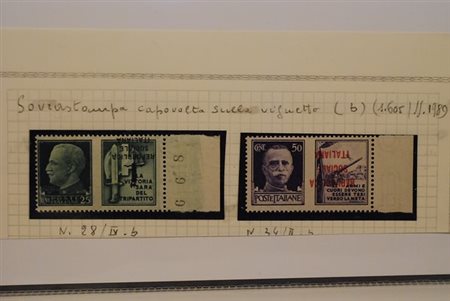 REPUBBLICA SOCIALE ITALIANA - 1944, Propaganda di guerra, 2 valori con...