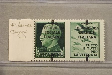 REPUBBLICA SOCIALE ITALIANA - 1944, Propaganda di guerra, 25 c. con...
