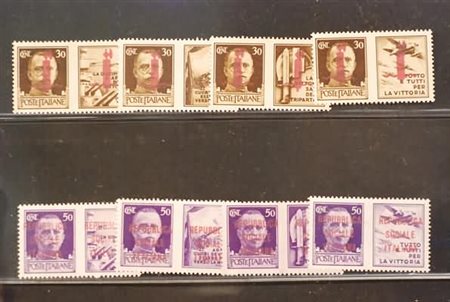 REPUBBLICA SOCIALE ITALIANA - 1944, Propaganda di guerra, tiratura di...