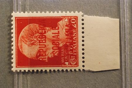 REPUBBLICA SOCIALE ITALIANA - 1944, Saggi, 20 c. (P18). (Cert....