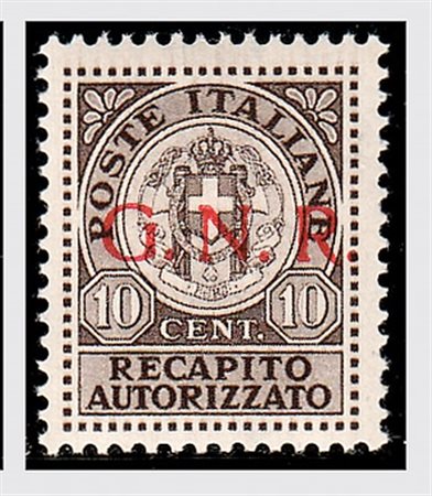 REPUBBLICA SOCIALE ITALIANA - 1944, Saggi, Recapito Autorizzato 10 c....