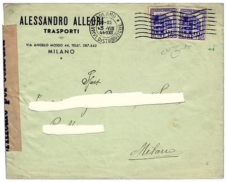 REPUBBLICA SOCIALE ITALIANA - 1944, Marche per contratti di locazione da 15...