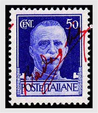 LUOGOTENENZA - 1943, Badoglio, Imperiale, 50 c.violetto (251) con soprastampa...