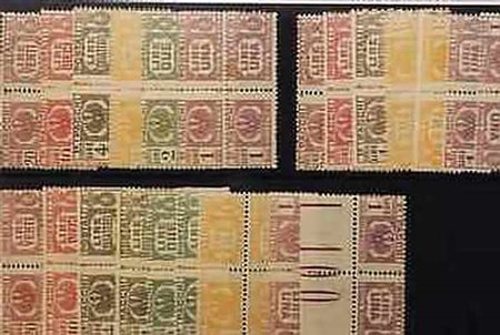 LUOGOTENENZA - 1946, Pacchi postali, 6 valori cpl. (60/65) lotto di 6 serie....