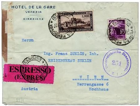 REPUBBLICA ITALIANA - 1949, Repubblica Romana 100 lire (600) + Democratica 20...