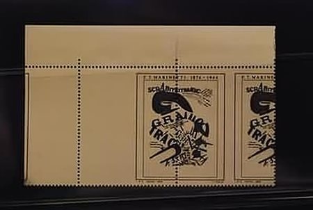 REPUBBLICA ITALIANA - 1976, Marinetti 150 lire (1338) coppia orizzontale con...