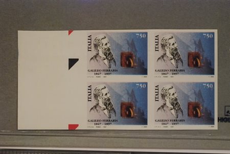 REPUBBLICA ITALIANA - 1997, Galileo Ferrari 750 lire non dentellato...