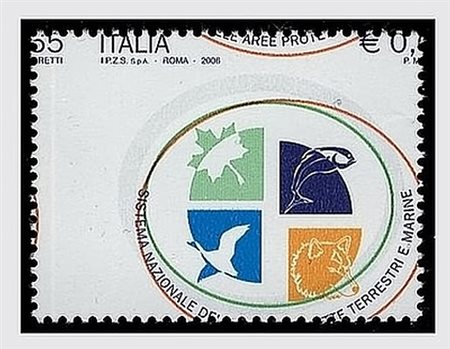 REPUBBLICA ITALIANA - 2006, Aree protette 0,65 (2930) con dentellatura...