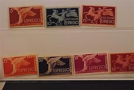 REPUBBLICA ITALIANA - 1945-52, Espressi, 7 valori cpl. (25/31)....