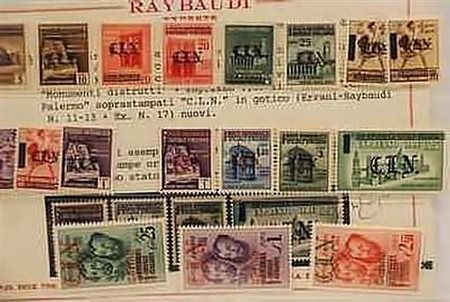 EMISSIONI LOCALI E C.L.N. - 1945, TORINO, Monumenti distrutti e Fr.lli...