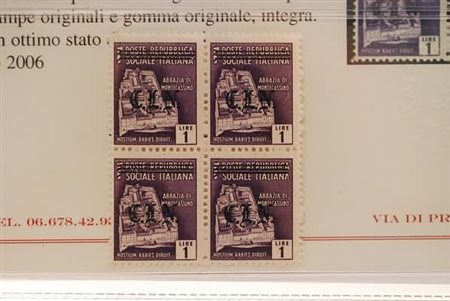 EMISSIONI LOCALI E C.L.N. - 1945, TORINO, Monumenti distrutti 1 lira con...