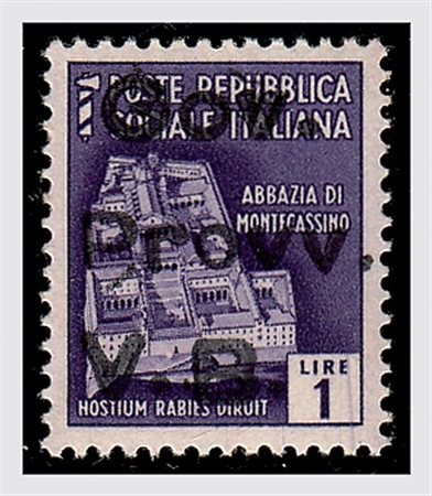 EMISSIONI LOCALI E C.L.N. - 1945, VALLE BORMIDA, soprastampe di prova, 1 lira...
