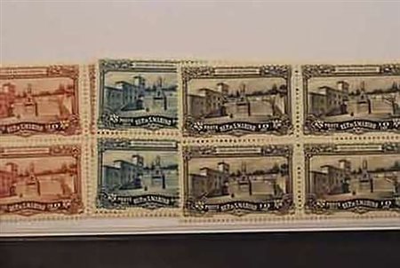 SAN MARINO - 1927, Ara dei Volontari, 3 valori cpl. (134/36) in...