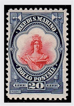 SAN MARINO - 1929-35, Veduta, Palazzo e busto, 19 valori cpl. (141/58). Il 20...