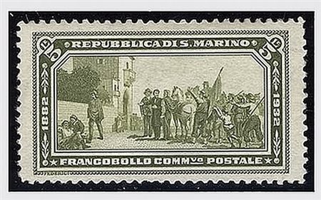 SAN MARINO - 1932, Garibaldi, 8 valori cpl. (168/75). Alto valore con cert....