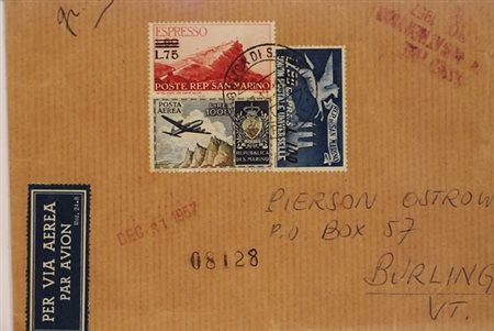 SAN MARINO - 1951, Posta aerea, 1000 lire (112) + 2 espressi (23, 24) su...