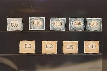 SAN MARINO - 1925, Segnatasse, 9 valori cpl. (19/27).(GOMMA INTEGRA)