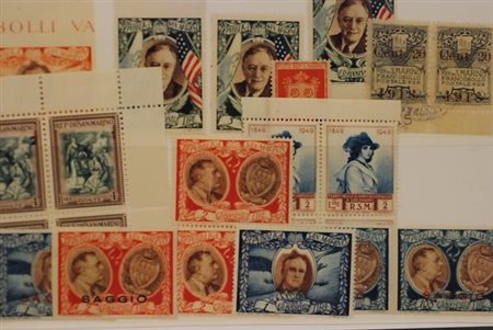 SAN MARINO - piccolo lotto di varietà. Necessario esame.(GOMMA INTEGRA)