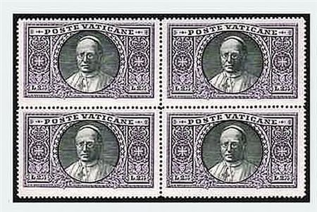 VATICANO - 1933, Giardini e medaglioni 18 valori cpl. (19/34+E.) centrati, in...