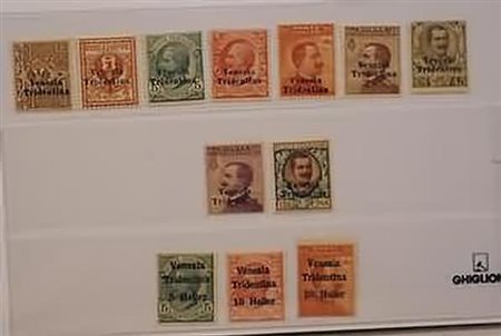 TERRE REDENTE - 1918, TRENTINO-ALTO ADIGE, soprastampati Venezia Tridentina,...