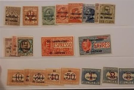 TERRE REDENTE - 1919, TRENTO E TRIESTE, il giro cpl. (escluso T.10).(GOMMA...