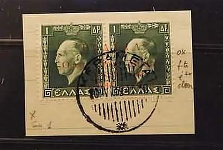 OCCUPAZIONI ITALIANE - II GUERRA - 1941, ARGOSTOLI, soprastampa rossa,...